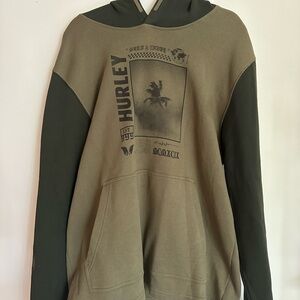 Hurley Olive Green Hoodie